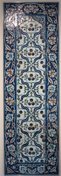 Ottoman Iznik Tiles, Benaki Museum of Islamic Art, athens