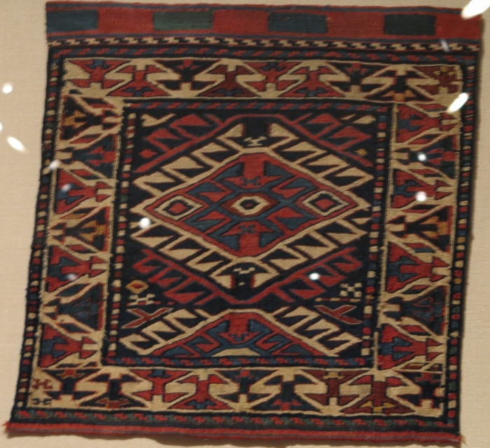 Shahsevan sumak bag (khorjin half) Ginsberg Collection in the Metropolitan Museum of Art