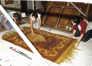 Photographing rugs