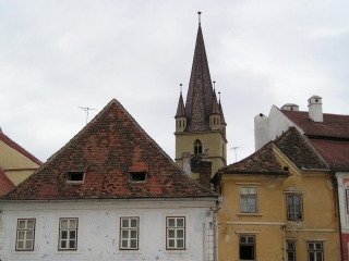 Sibiu city skyline
