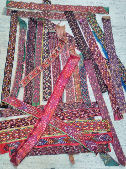 Turkmen collar Silk embroidery                             