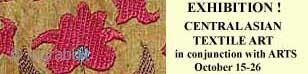 Thomas Cole: Exhibition! Central Asian Textile Art