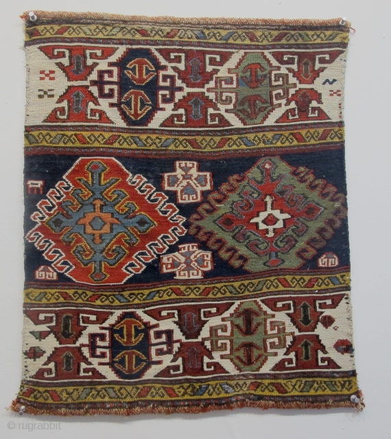 Antique Shahsavan Soumac 53cm x 43xm. Available. www.aaronnejad.com                         