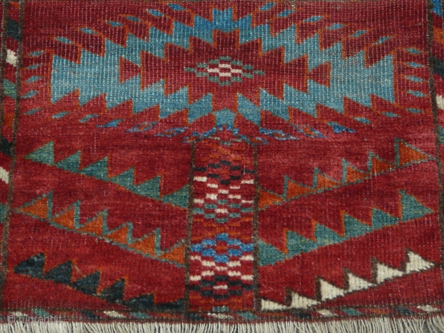 Beautiful Tekke main carpet, circa 1850.                           