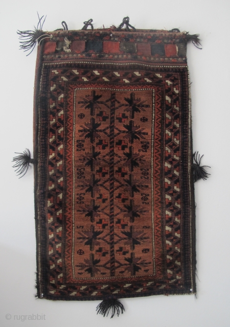 19th century Belouchi Balisht, very soft wool, excellent condition, good dyes. £450 plus shipping. SOLD - THANKS                