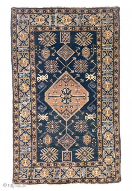 Unique Baku Rug, Late 19th century. 200 x 120 cm (79” x 47”)

A beautiful rug woven with the balanced palette characteristic of Baku, on the Caspian Sea; it is a piece with  ...