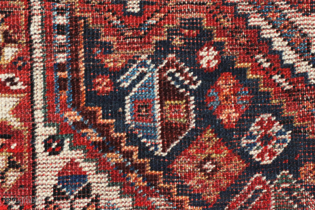 Antique Tribal Qashqai Rug, last quarter 19th century

227 cm x 131 cm

This is a very antique Qashqai rug. Woven on the last quarter of the 19th century. A collector´s and also a  ...