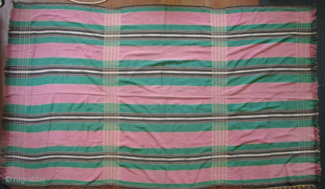 Tiddim Woman’s Blanket:  Unique and rare Zo/Tedem blanket. The Tedum aka Tiddim are a subgroup of the Chin, who live in Northern Burma, Chin State, bordering India. This piece is circa  ...