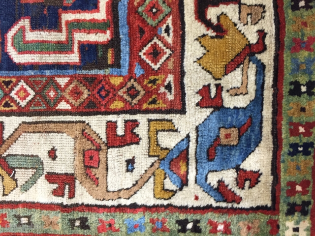 Antique sahsavan rug size 317x115                            