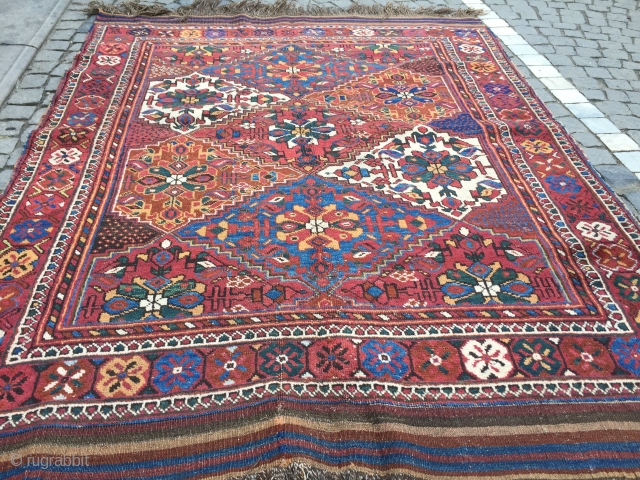 Antique afsar rug size 145x130                            