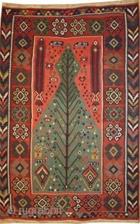 East Anatolian Kilim, prayer rug, dated 1265 = 1847
Good condition, very rare-border-design.
                     