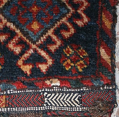 Old small Khorjin, Lori, all wool, size: 55x28 cm                        
