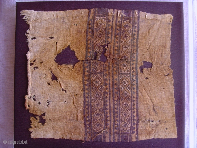 copt # 1008

Size - 25 x 23 cm.

Coptic textile, 2th- 7thC Egypt,
 
 One of 52 pieces will be offered as one collection. Mostly framed professionally on an acid free backing, some  ...