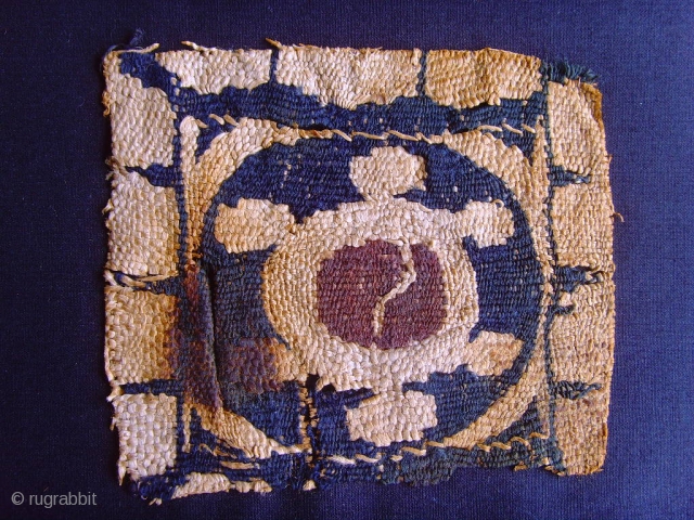 copt # 1010
size - 11 x 10 cm.

Coptic textile, 2th- 7thC Egypt,
One of 52 pieces will be offered as one collection. Mostly framed professionally on an acid free backing, some unframed yet.  ...