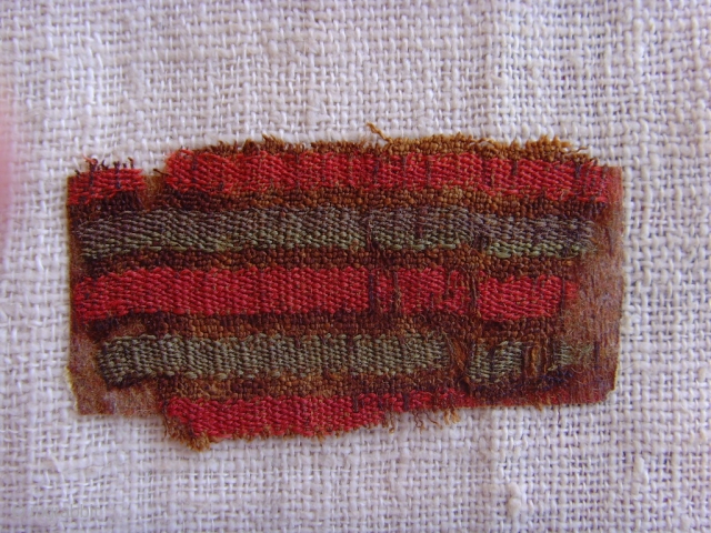 copt # 2004
Size - 4 x 7 cm.

Coptic textile, 2th- 7thC Egypt,
 
 One of 52 pieces will be offered as one collection. Mostly framed professionally on an acid free backing, some  ...