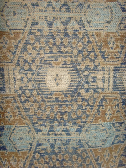 Rare and Early, Dai Tai heirloom Blanket cotton,wooven supplementary weft, Guang Xi, China. 

Mid 19th Century.

For more details. http://www.ekdecor.com/antique-chinese-textiles-ceremonial-blankets/10166/              