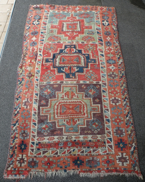 Antique East Anatolian Yurug rug, 120x202 cm                          