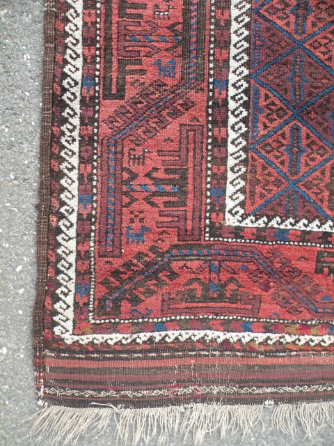 Antique Baluch rug 128x210 cm                            