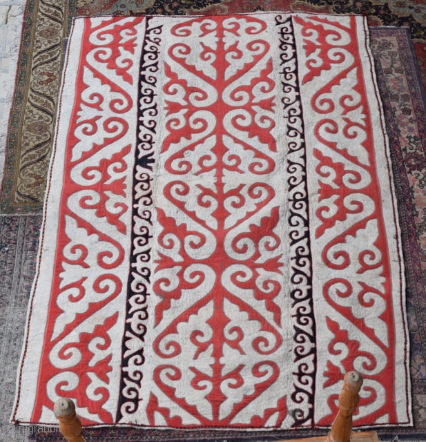 Central Asia Felt Application (1970) Size: 330 x 230 Appx Good Condition                     