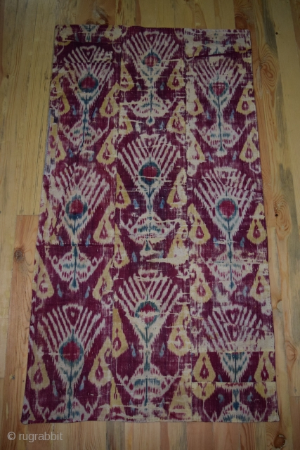 Ikat Panels - Bukhara. Very Old 148 x 78                        