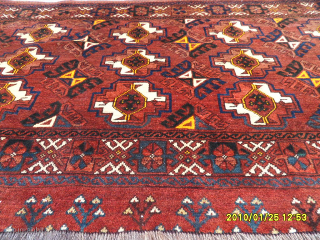 Antique Ersari Rug
Size: 150 x 85 cm.
Mail: makifhali@yahoo.com                         