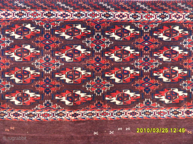 Antique Turkmen Torba
Size: 124 x 81 cm.
Mail: makifhali@yahoo.com