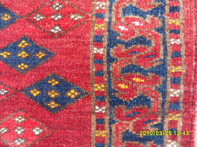 Antique Ersari Beshir Size: 120 x 47 cm. Mail: makifhali@yahoo.com                       