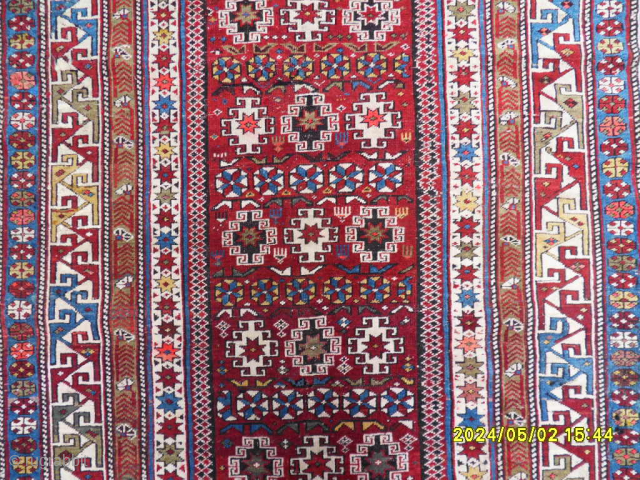 Antique Chichi Shirvan Rug
Size: 200x120 cm.                           