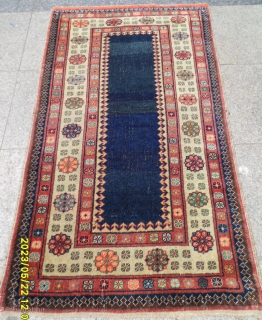 Antique Caucasian Talish Kazak Carpet
Size:140x80 cm.                           