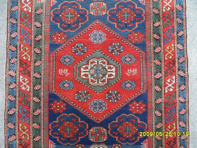 Antique Caucasia Shirvan Carpet  size: 175x110 cm.                         