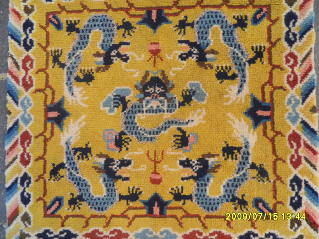 Antique China Dragon Rug Size: 155 x 80 cm. Mail : makifhali@yahoo.com                     