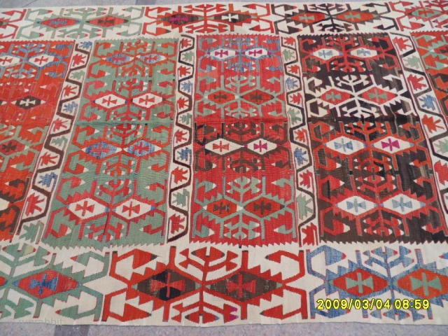 Antıque Anatolıan Kilim size: 365x150 cm.                           