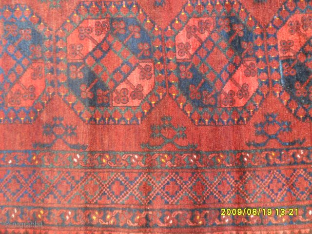 Antique Turkmen Ersari Rug
Size: 310 x 240 cm.
Mail: makifhali@yahoo.com                        