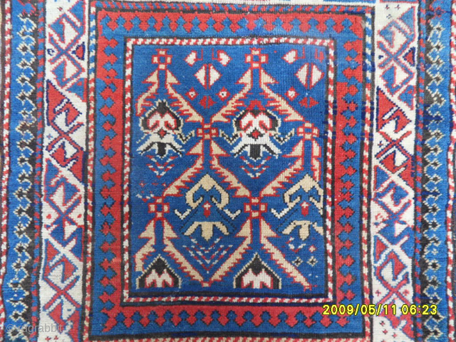 Antique Caucasian Bordjalou Kazak Size: 97x85 cm. Mail: makifhali@yahoo.com                        