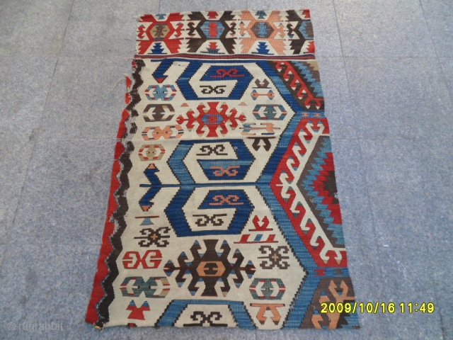 Antıque Anatolıan Fragment Kilim size: 135x80  cm.                         