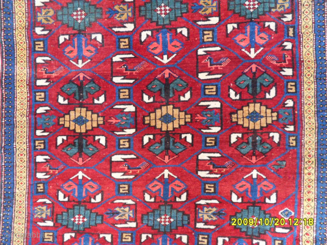 Antique Caucasian Kuba Rug 
Size: 145 x 110 cm.
Mail: makifhali@yahoo.com                       