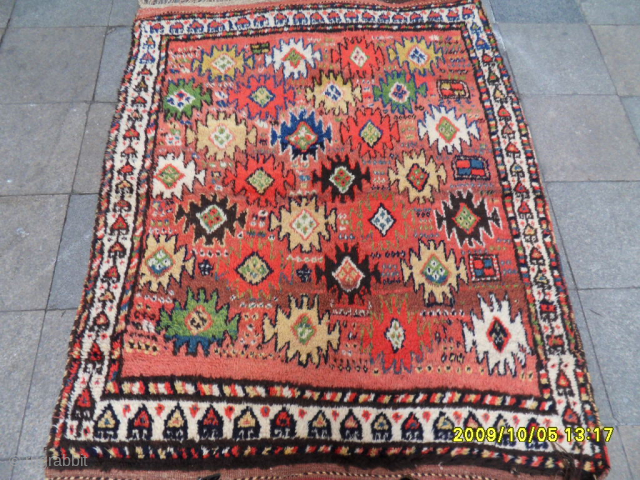 Antique Gabbeh Rug Size: 180 x 150 cm. Mail: makifhali@yahoo.com