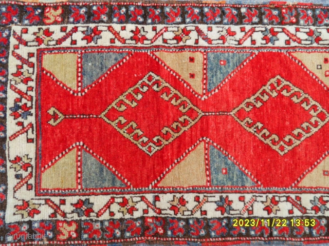 Antique Anatolian Sivas Yastık size: 109x52 cm.                          