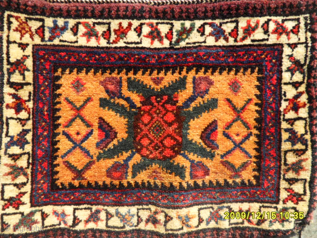 Afshar Saddlebag 
Size: 90 x 40 cm.
Mail: makifhali@yahoo.com                         