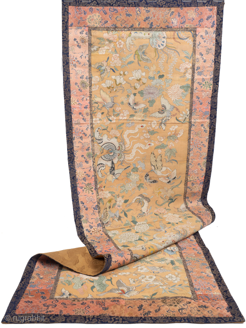 18th Century One Hundred Butterflies Kesi Tapestry

Exceptional in both quality and condition, with superb provenance to cap it off. This museum quality Chinese Kesi tapestry was likely created in Wenzhou, Zhenjiang province  ...
