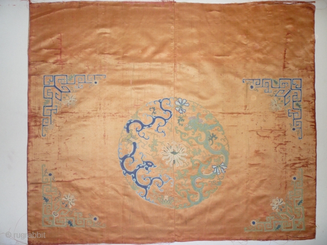 Chinese textile panel 99x82 cm co574,1-2                           