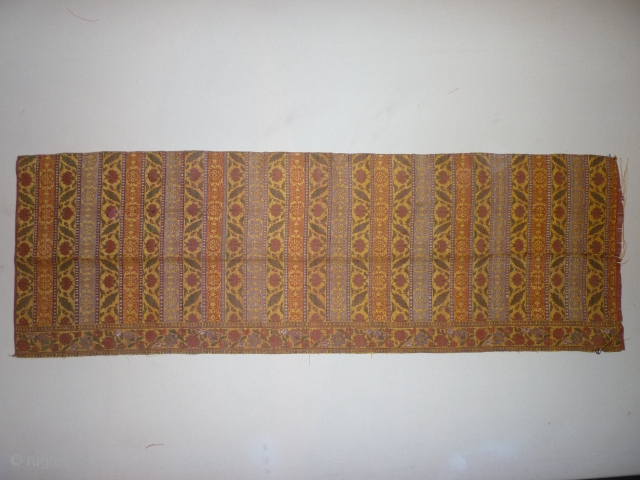 persian safavid textile 85x28 cm co595-2-3 .                          