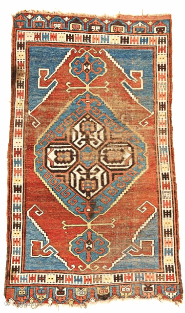 Anatolian Karapinar rug around 1800. 248 x 141 cm. Excellent drawing, well spaced design, beautiful skirt. Gorgeous colors. Contact me at alexanderbakker@flairforflavor.com.           