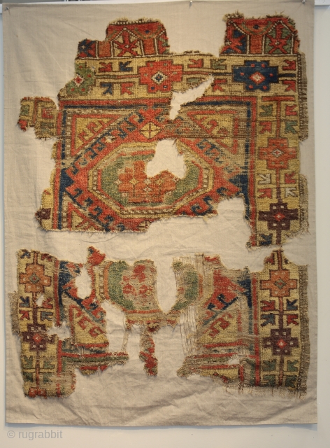 18th Century Central Anatolian Fragment 3'9X4'10
rugsdc@yahoo.com                           