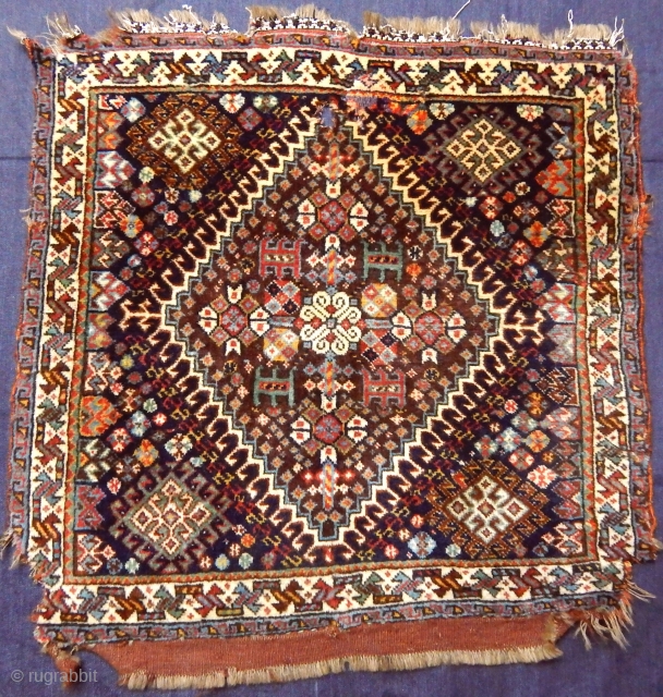 Antique Qashqaii Bagface 
Size.70x74cm                             
