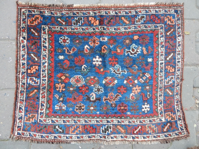 Antique Avsar Rug Bag Face                            