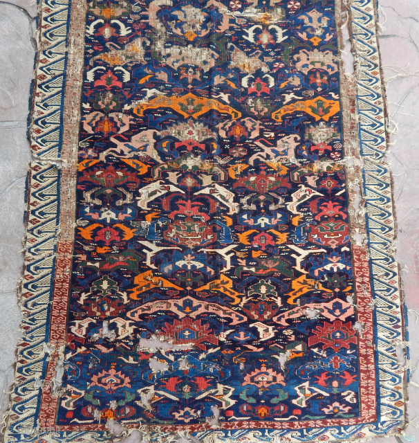 Antique Kuba sirvan Rug