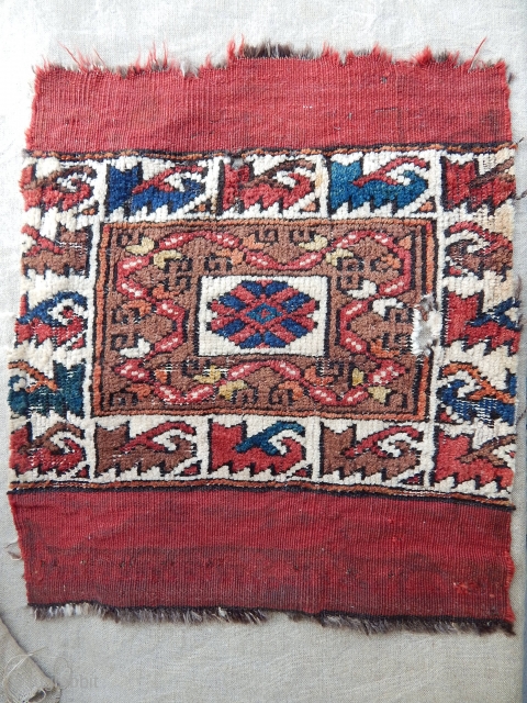 Antique West Anatolian Bergama Rug Bagfaces ...Contact at. anatolianpicker@gmail.com                        