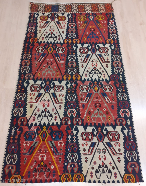 Antique East Anatolian Kilim Fragment                            
