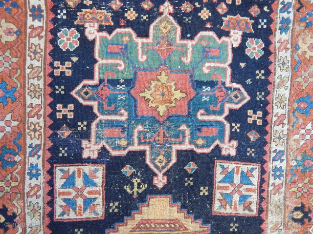 Antique Shahsavan Rug Runner                             